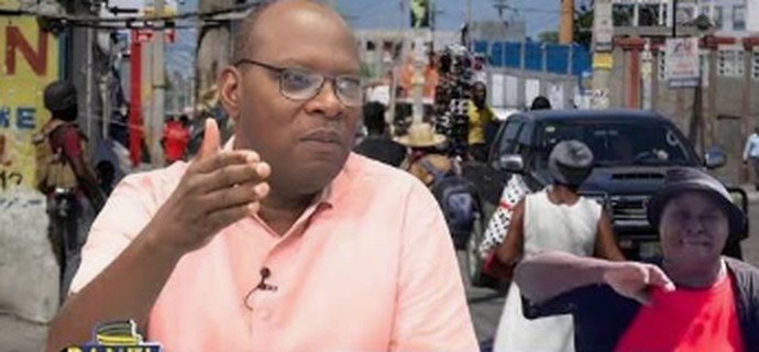 Le Père Gardy Maisonneuve en intervention télévisée
